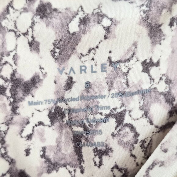 Varley Women's High-Rise Leggings with Side Pockets Crema Fractured Flower Small - Picture 3 of 7